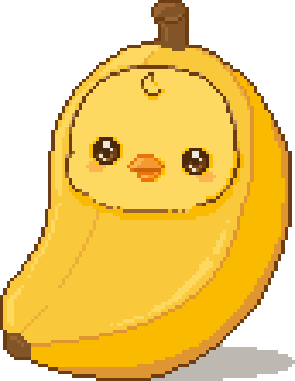 Food DJ Bird in a Banana Suit